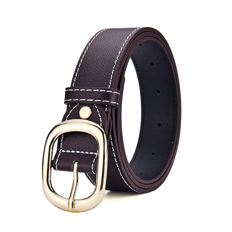 Women's Pants Decoration Black Thin Fashion Personal Accessories Belts