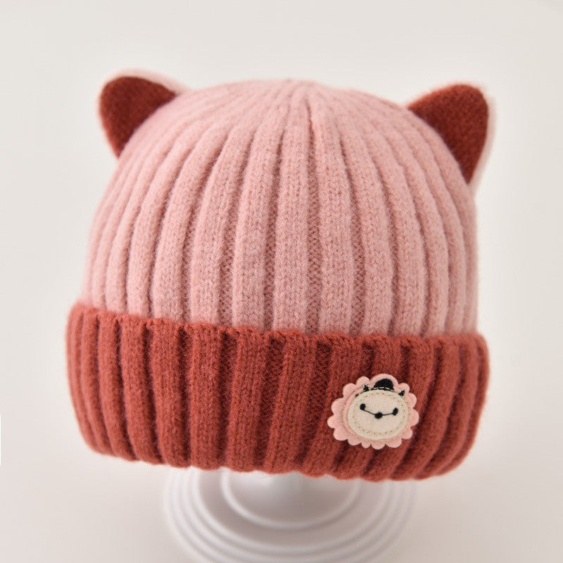 Hat Warm Cute Boy Korean Princess Kids' Headwear