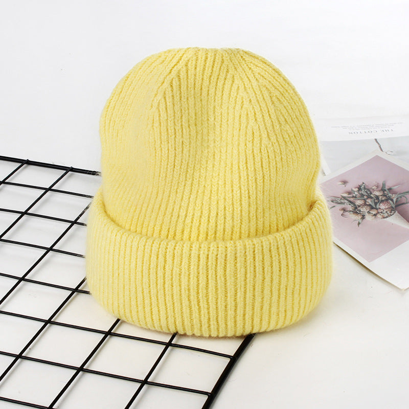 Women's Lined Padded Warm Keeping Woolen Korean Fashion Daily Hats & Caps