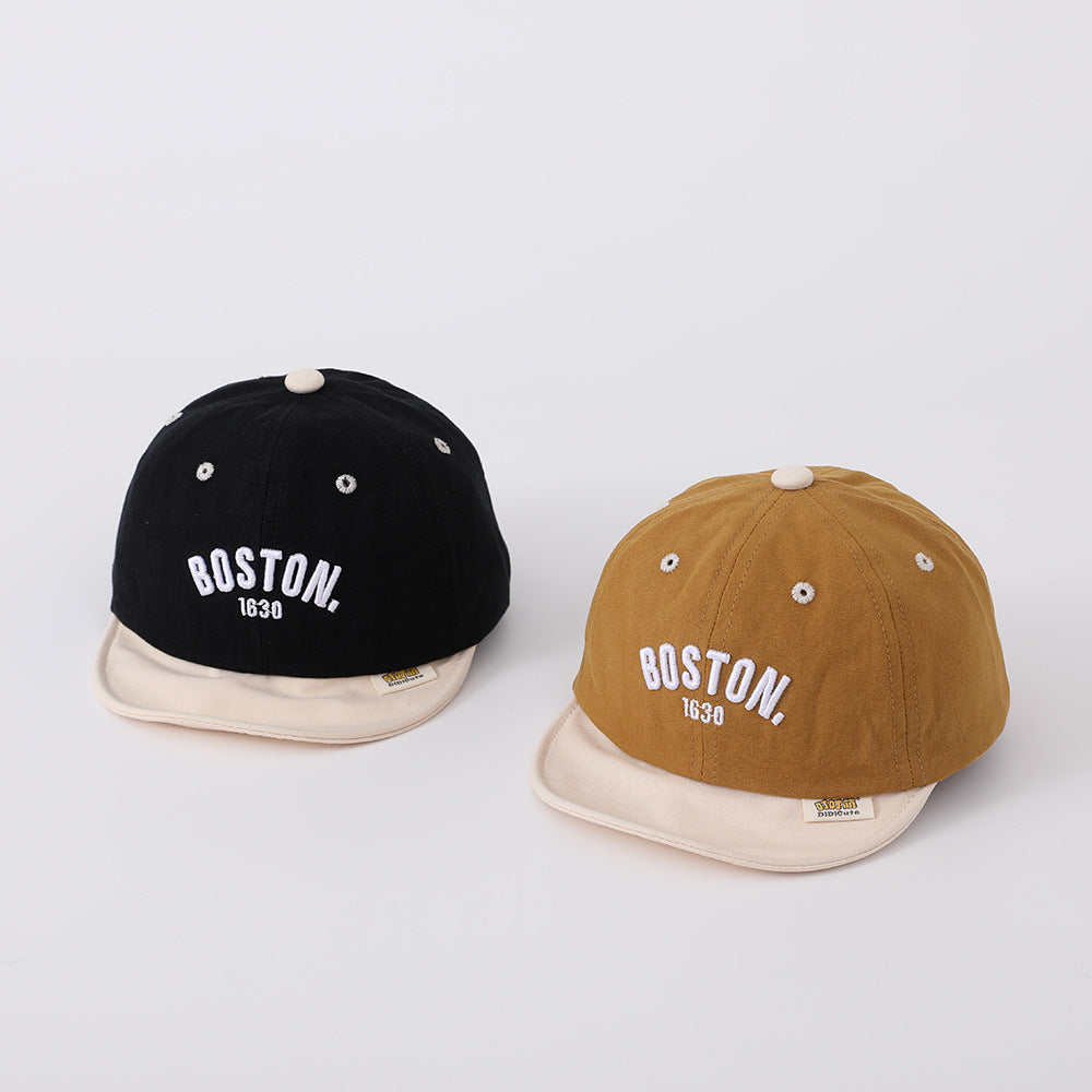 Hat Thin Peaked Korean Letter Boys Kids' Headwear