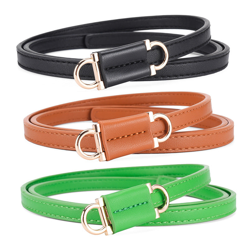 Women's Springtide Flow Personalized Thin Outer Wear Belts