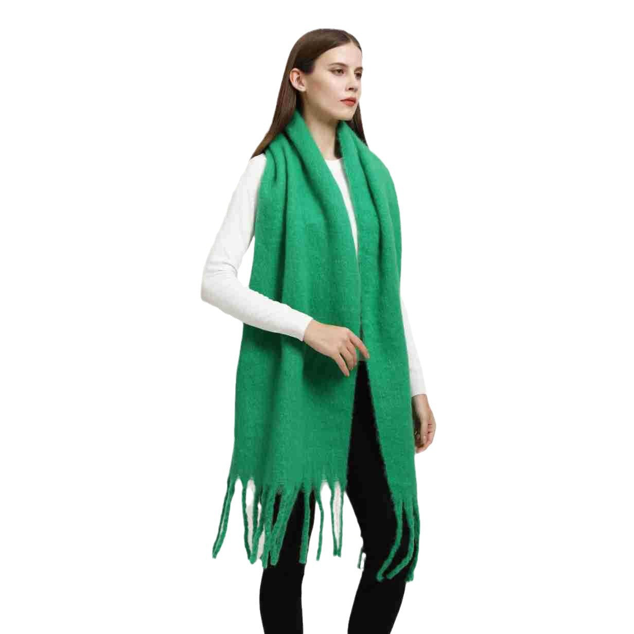 Women's Popular Thick Warm Long Flow Large Scarfs