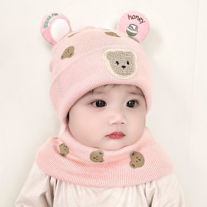 Hat Woolen Korean Style Toddler Knitted Kids' Headwear