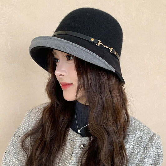 Women's Style Fashion Fisherman Hat Temperament Wild Warm Hats & Caps