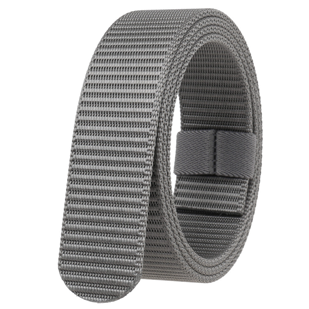 Roller Buckle Nylon Strap Toothless Strip Automatic Belts