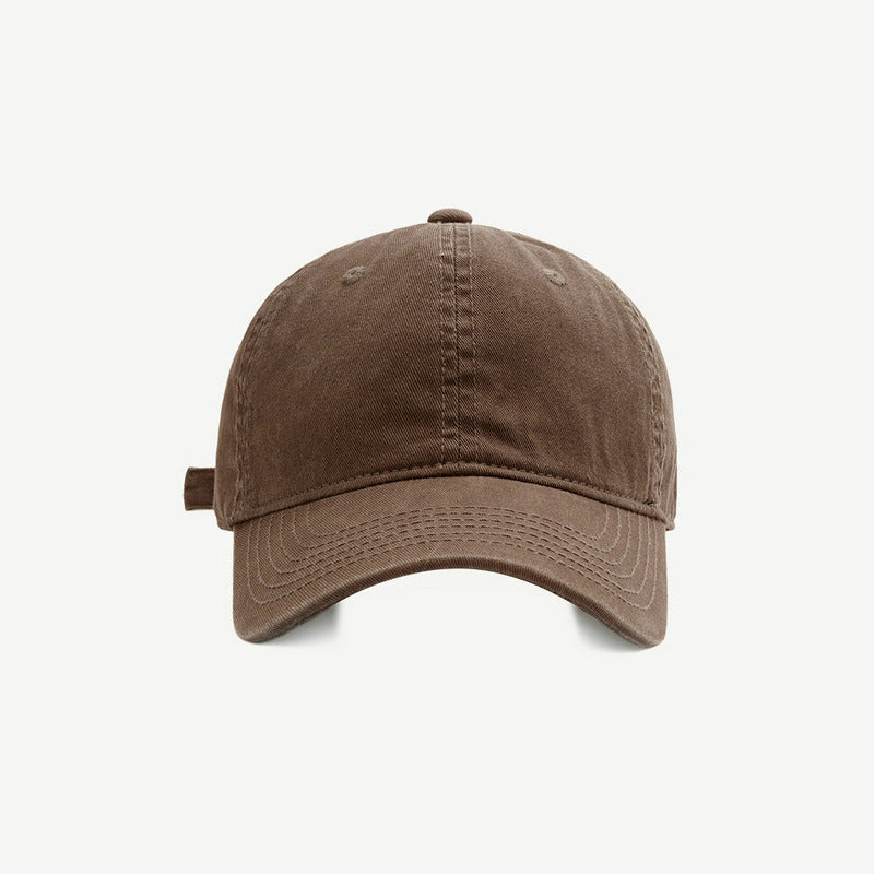 Solid Color Baseball Female Casual Soft Top Hats & Caps