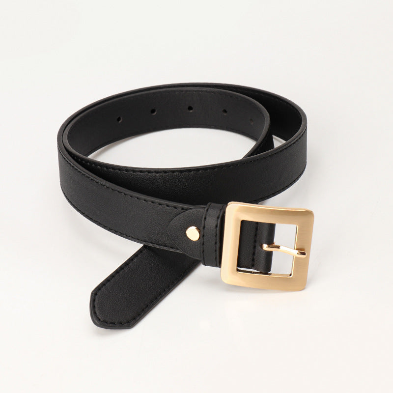 Women's Simple High-grade Square Buckle Fashion Korean Belts