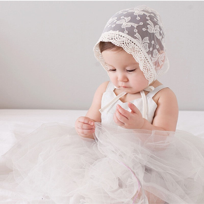 Thin Small Butterfly Lace Royal Hat Knit Cute Kids' Headwear