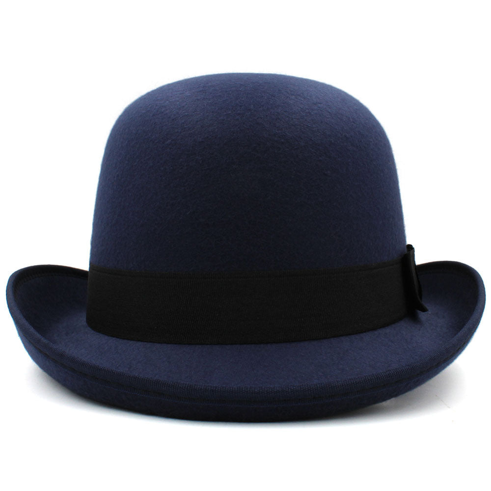 Women's & Men's Brim Woolen British Hip Hop Fedora Hats & Caps