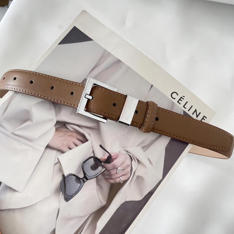 Women's & Men's Casual Style Simple Versatile Fashion Pin Buckle Belts