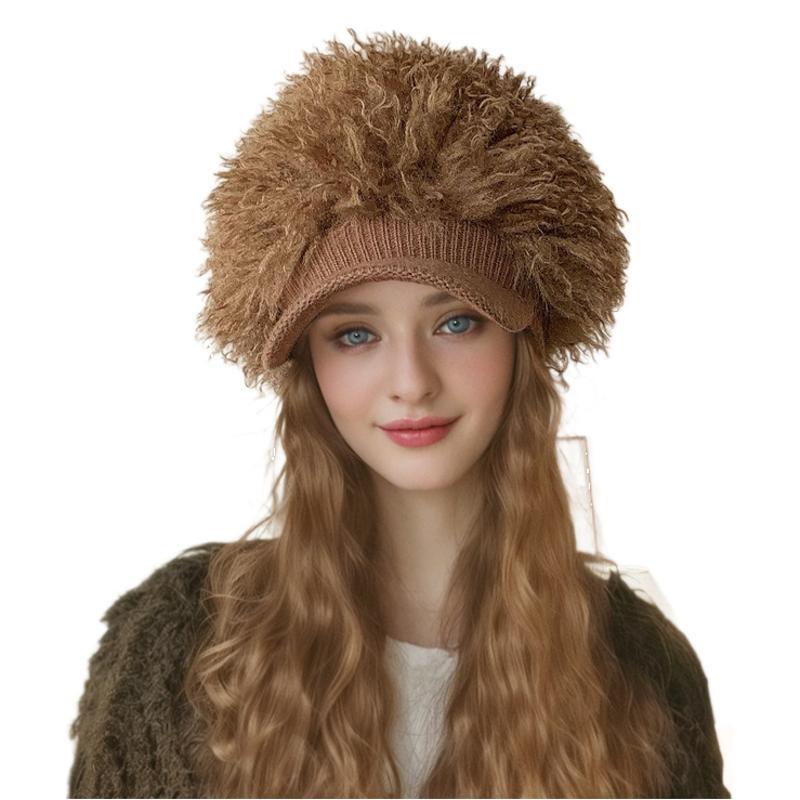 Women's Hot Plush Knitted Baseball Fashion Hat Hats & Caps