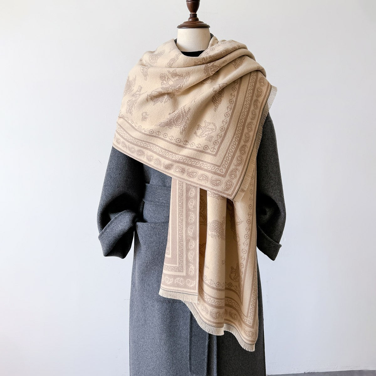 Women's Classic Fashion Simple Elegant Warm Talma Scarfs