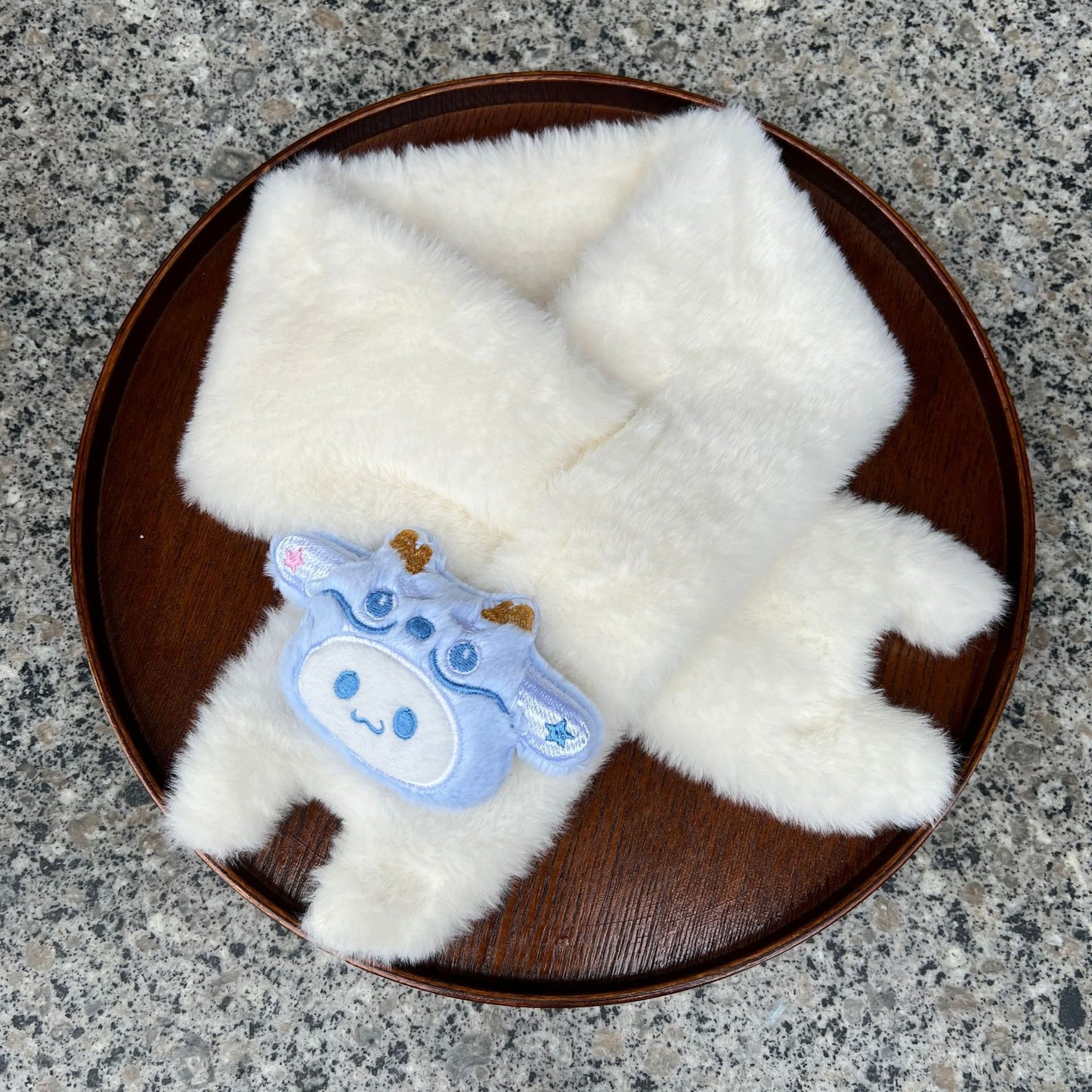 High Quality Plush Winter Imitation Rabbit Scarfs