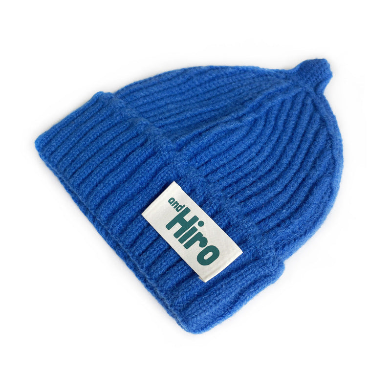 Children's Warm Knitted Fashion Letter Cloth Label Kids' Headwear