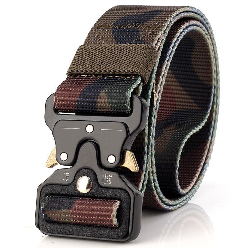 Men's Tactical Imitation Nylon Release Buckle Military Belts