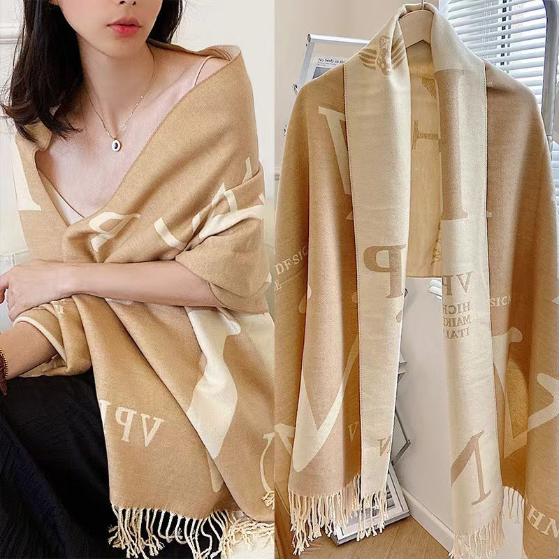 Women's Office Air Conditioner Shawl Outer Match Korean Scarfs