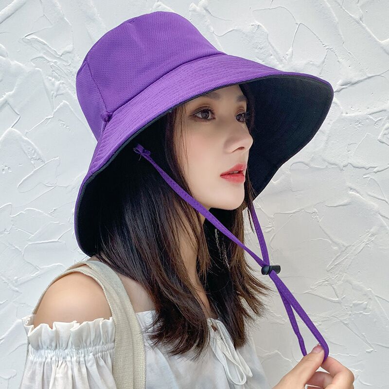 Women's Hat Korean Reversible Fisherman Fashion Simple Hats & Caps