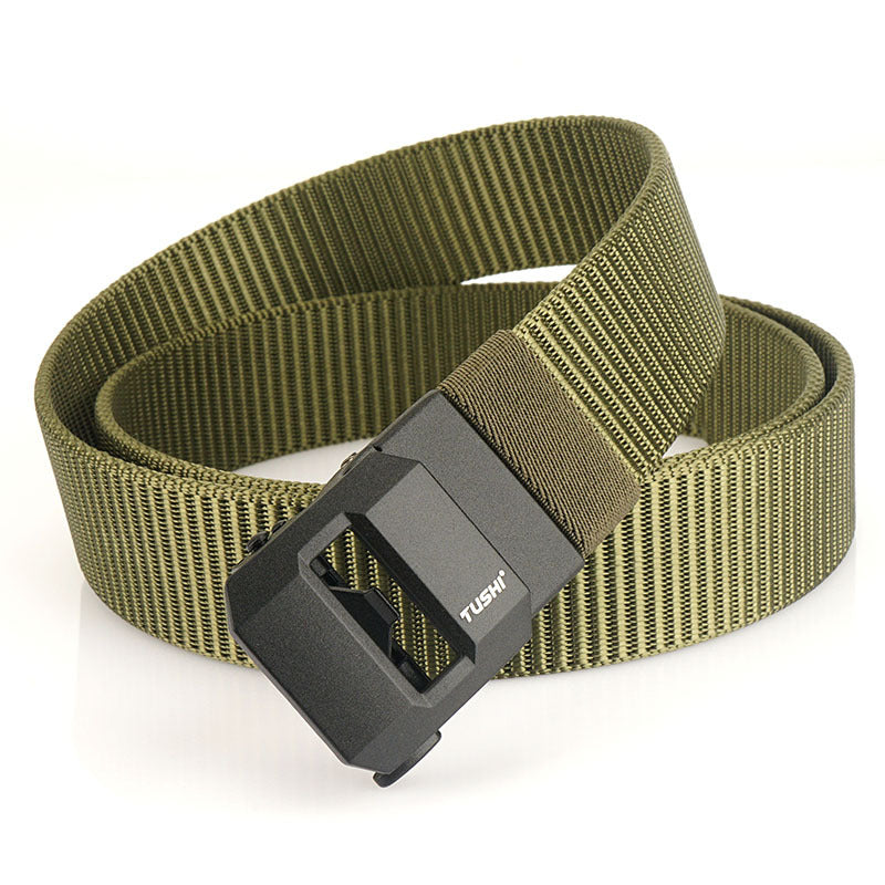 Men's Tactical Mechanical Style Fashionable Casual Canvas Belts