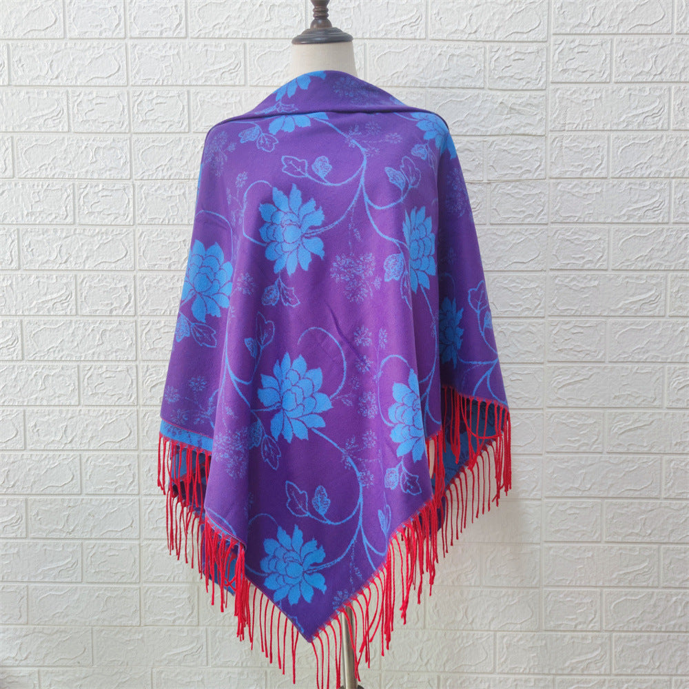 Women's Style Large Kerchief Shawl Warm Travel Scarfs