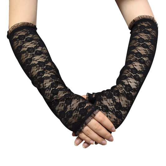 Women's Protection Oversleeve Summer Mid-length Arm Sleeve Gloves