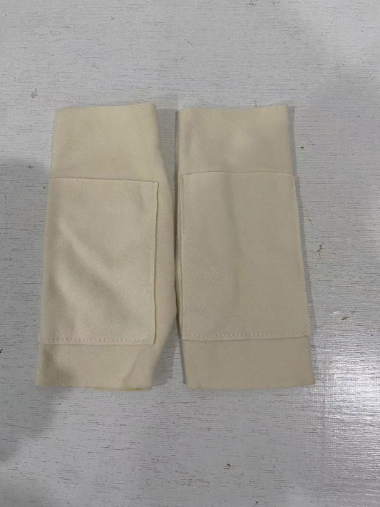 Double Pocket Half Finger Design Fleece-lined Gloves