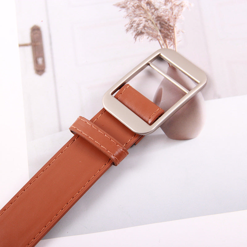 Women's & Men's Simple Retro Fashion Decoration Casual Female Belts