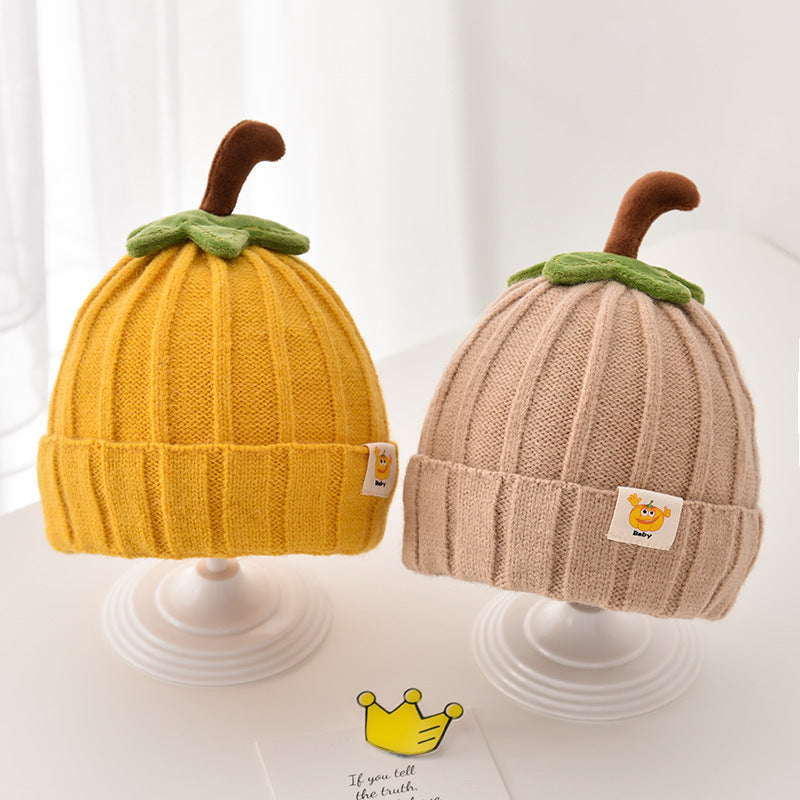 Keep Warm Woolen Boys Pumpkin Winter Boy Kids' Headwear