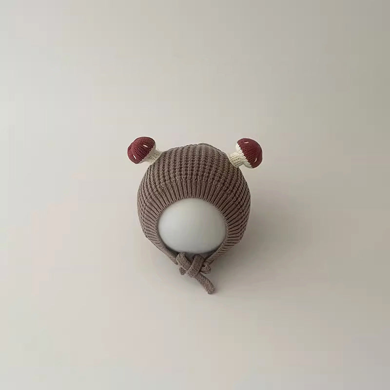 Hat Cute Mushroom Super Handmade Ear Kids' Headwear