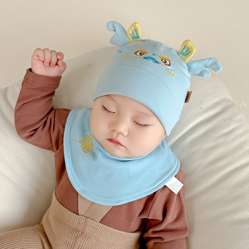 Hat Month Thin Dragon Beanie Born Kids' Headwear