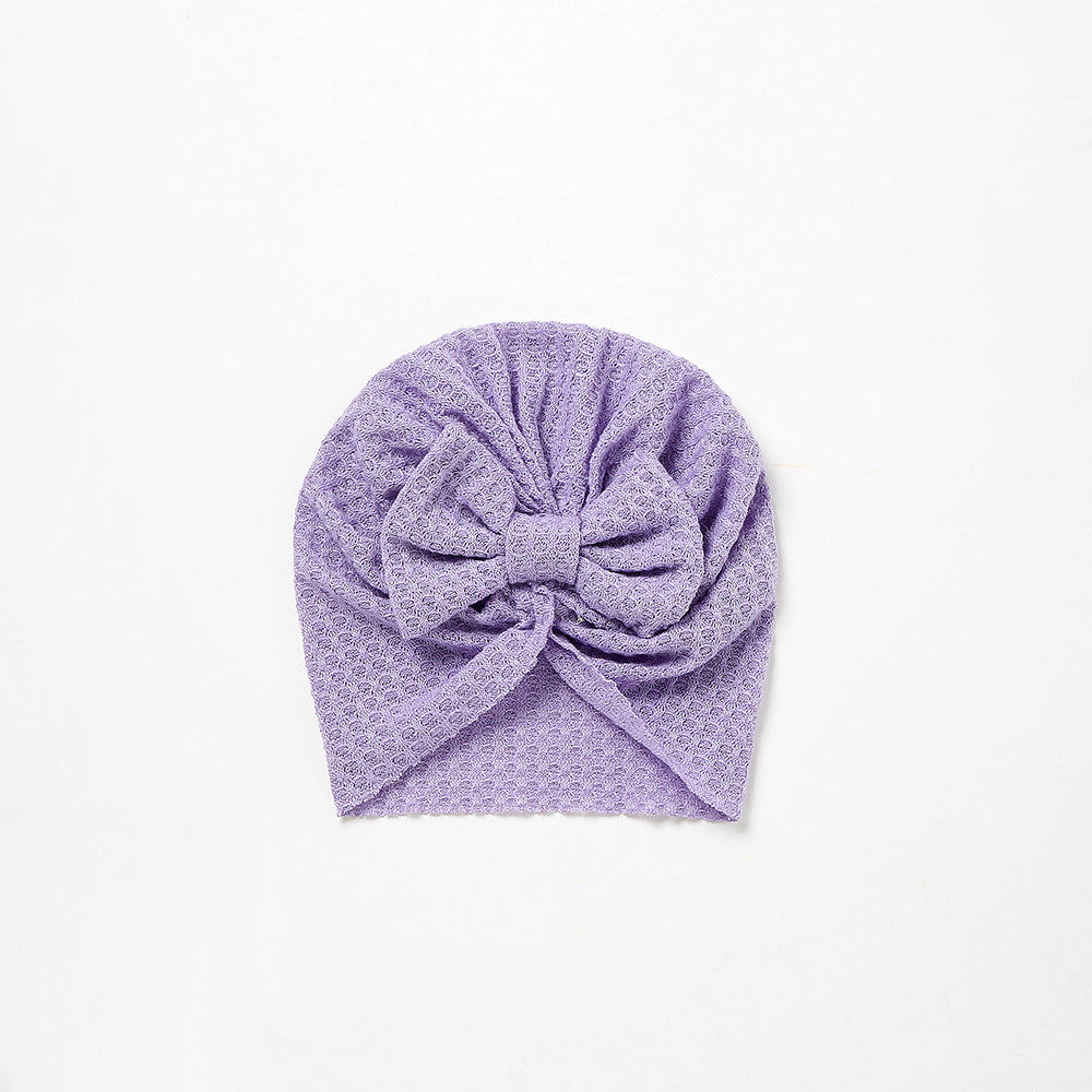 Hat Infant Indian Beanie Bowknot Care Kids' Headwear