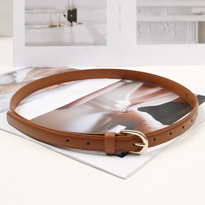 Women's Pin Buckle High-grade Decorative Simple Casual Korean Belts