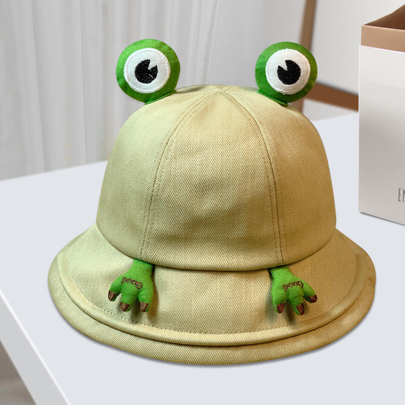 Cute Adult Frog Bucket Hat Cartoon Hats & Caps