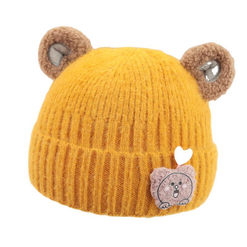 Hat Warm Cute Boy Korean Princess Kids' Headwear