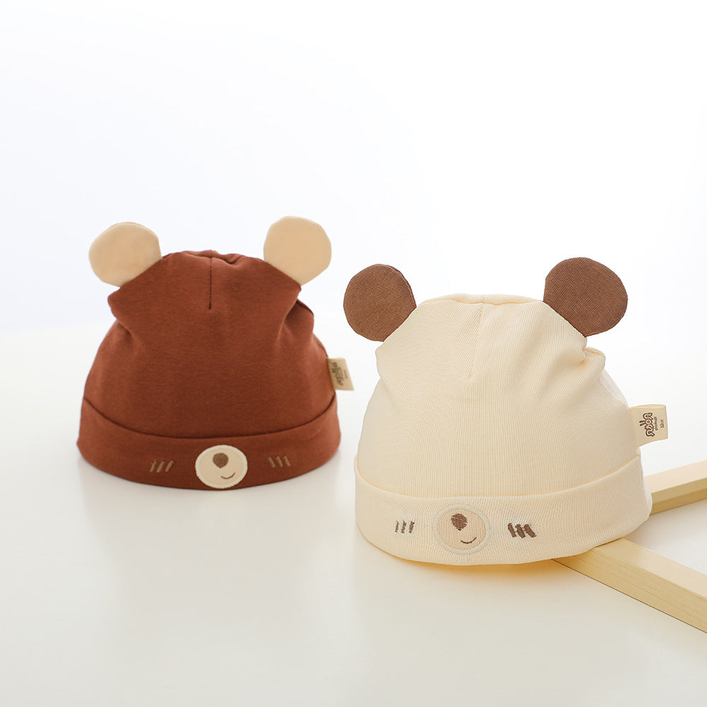 Hat Thin Born Fetal Happy Bear Kids' Headwear