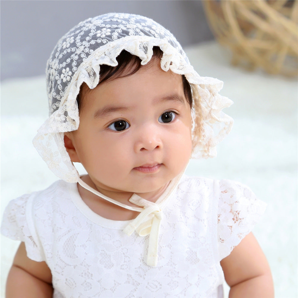 Children's Style Thin Pure Cotton Princess Hat Kids' Headwear