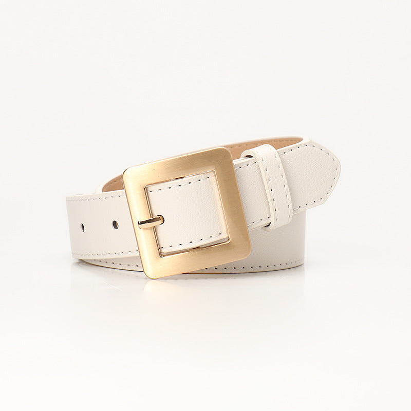 Women's Simple High-grade Square Buckle Fashion Korean Belts