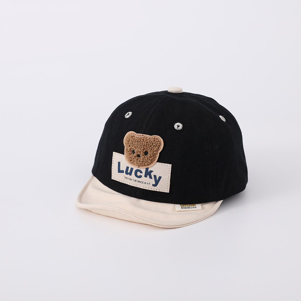 Hat Thin Peaked Korean Letter Boys Kids' Headwear