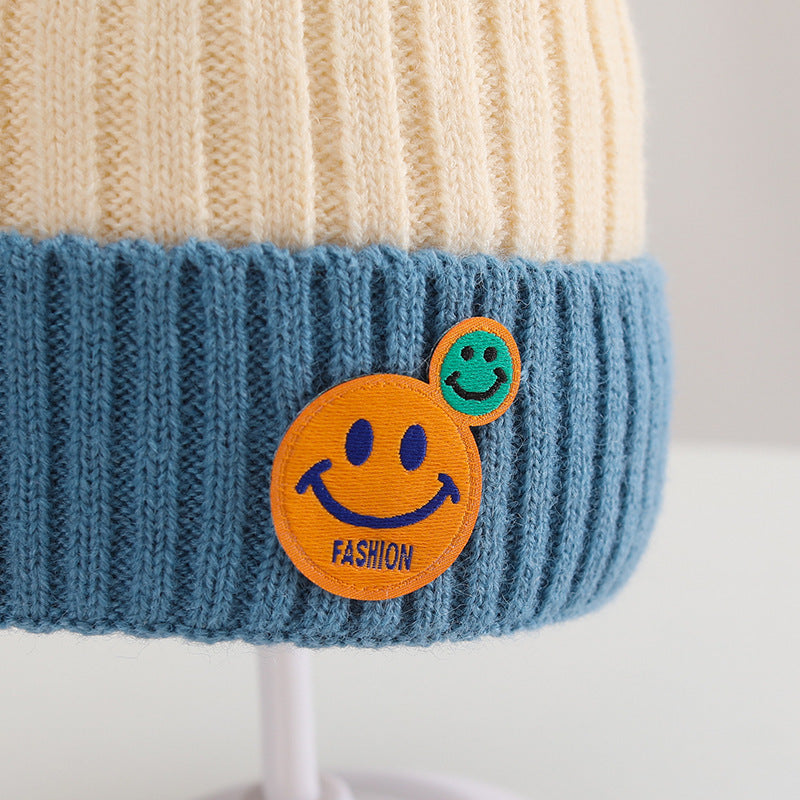 Women's & Men's Hat Knitted Cute Smiley Face Earflaps Kids' Headwear