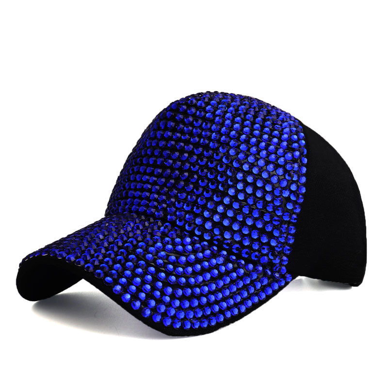 Women's Style Fashion Full Diamond Mesh Baseball Hats & Caps