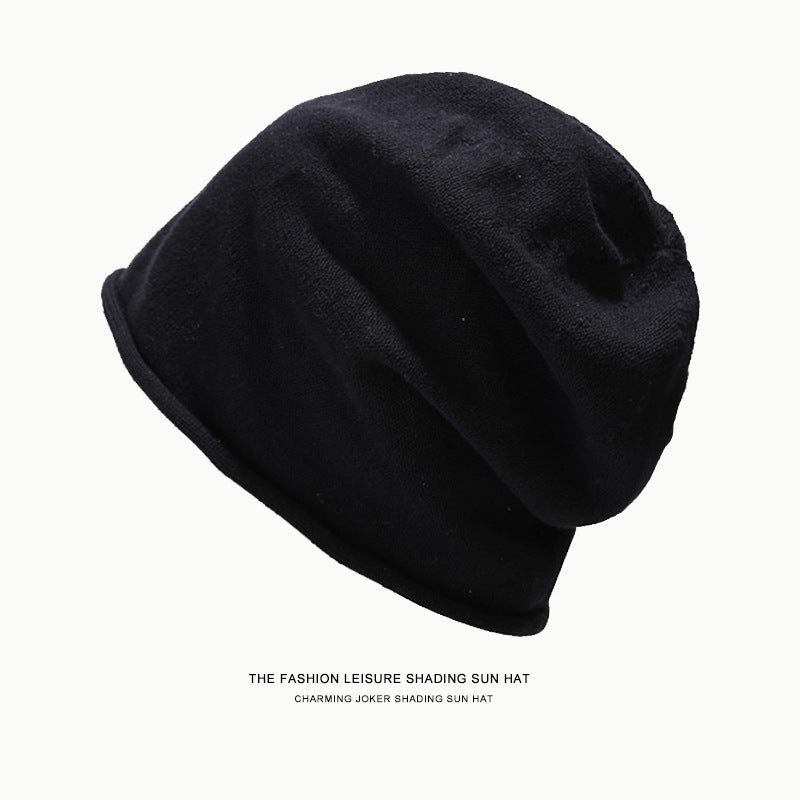 Women's Circumference Loose Pile Heap Retro Knitted Hats & Caps