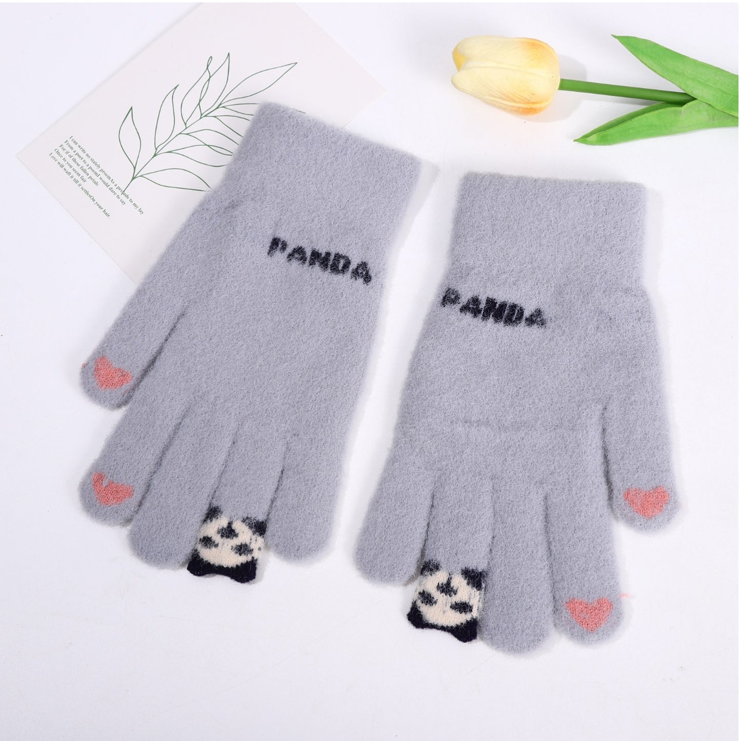 Women's Riding Cotton Fleece-lined Thickened Cycling Touch Gloves