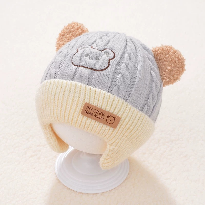 Earmuffs Cute Boy Knitted Infant Warm Kids' Headwear