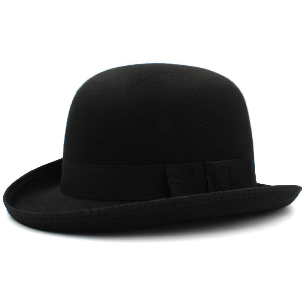 Women's & Men's Brim Woolen British Hip Hop Fedora Hats & Caps