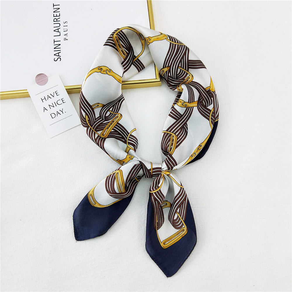 Women's Towel Silk Western Style Fashion Business Scarfs