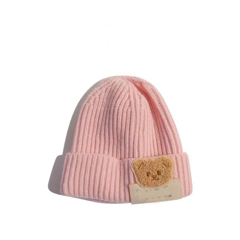 Hat Fleece-lined Thickened Woolen Warm Winter Kids' Headwear