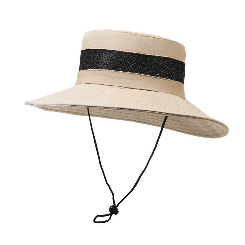 Men's Hat Summer Sun Monochrome Protection Outdoor Hats & Caps