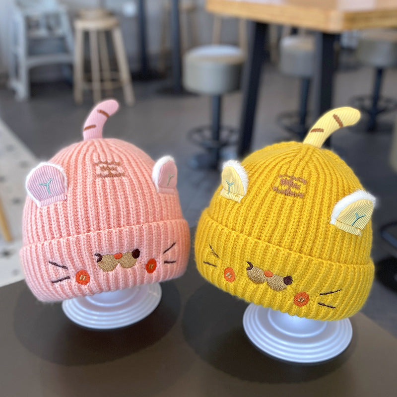 Hat Cute Super Woolen Winter Warm Kids' Headwear