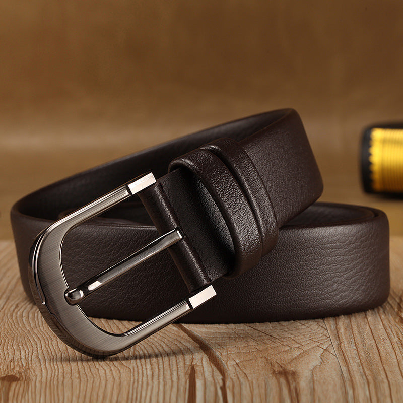 Men's Pin Buckle Korean Fashion Casual Pant Belts