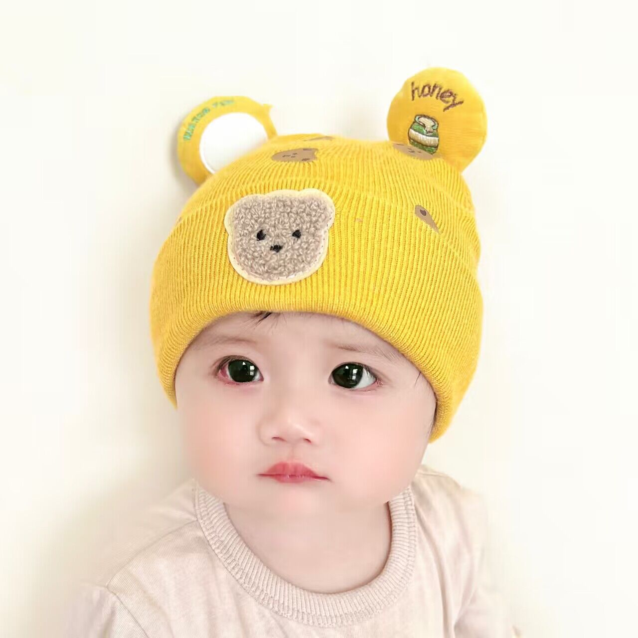 Hat Woolen Korean Style Toddler Knitted Kids' Headwear