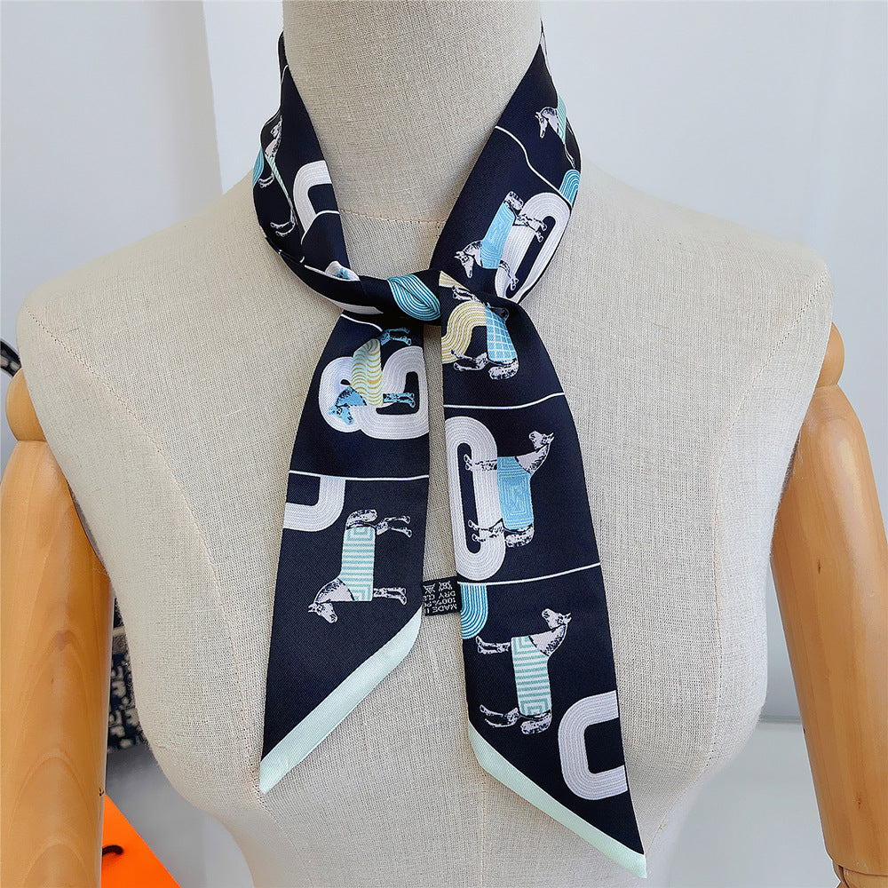 Early Autumn Versatile Plaid Horse War Ladies Decoration Scarfs